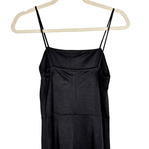 Zara Black Spaghetti Strap Wide-Leg Jumpsuit Small - Picture 7 of 11